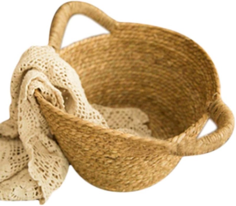 تصوير الأطفال حديثي الولادة سلة منسوجة حجم كبير لتسجيل صور اليوم الكبير - Image 1